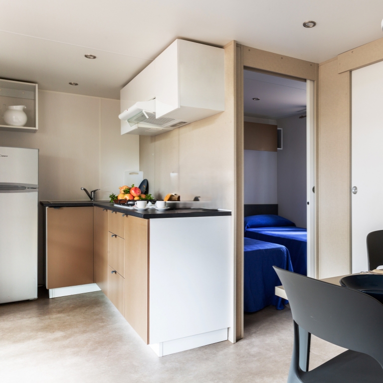 Living area with kitchenette